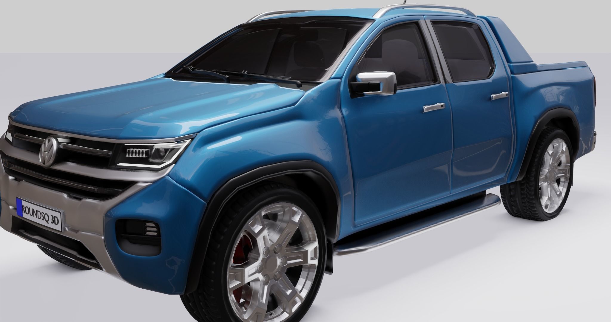 Volkswagen Amarok v6 2023 Low-poly 3D model_21