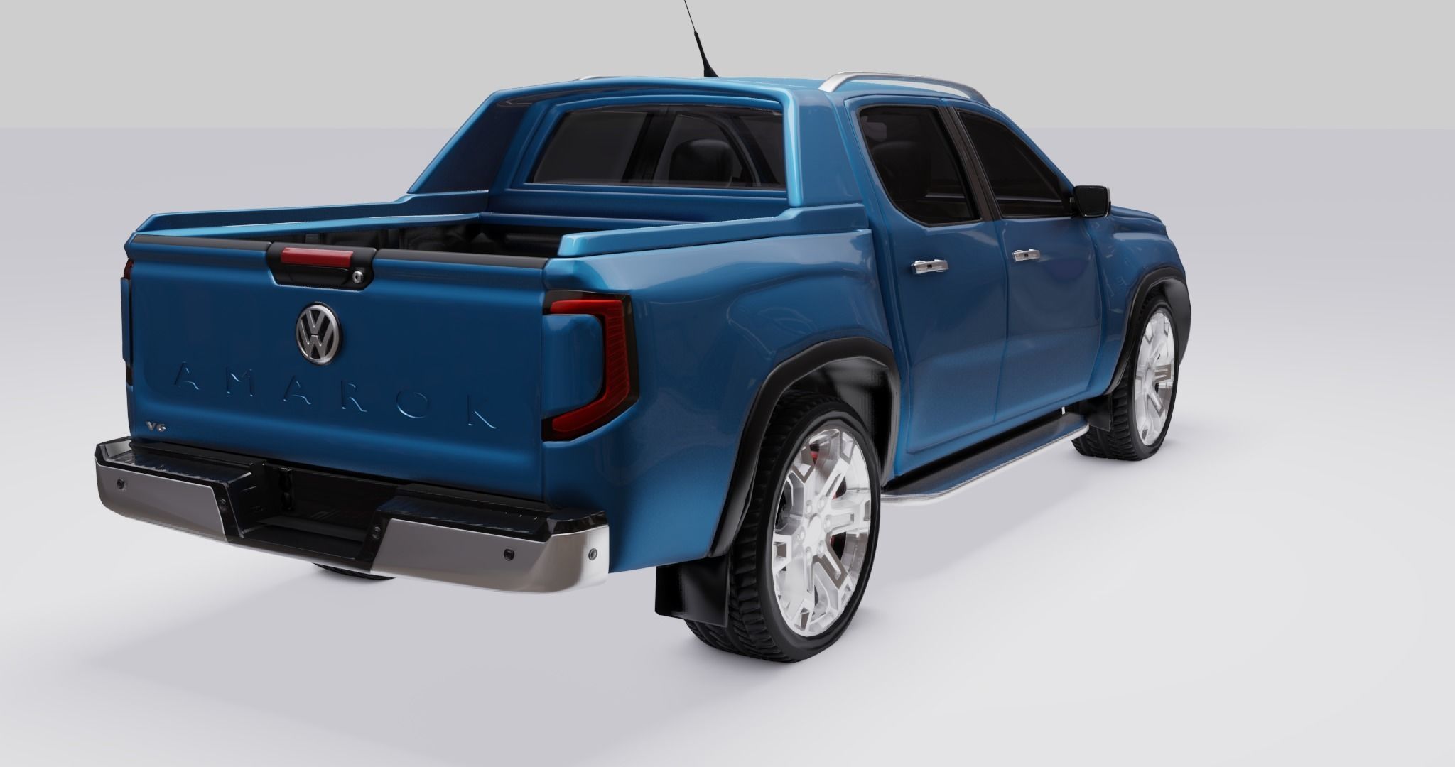 Volkswagen Amarok v6 2023 Low-poly 3D model_15