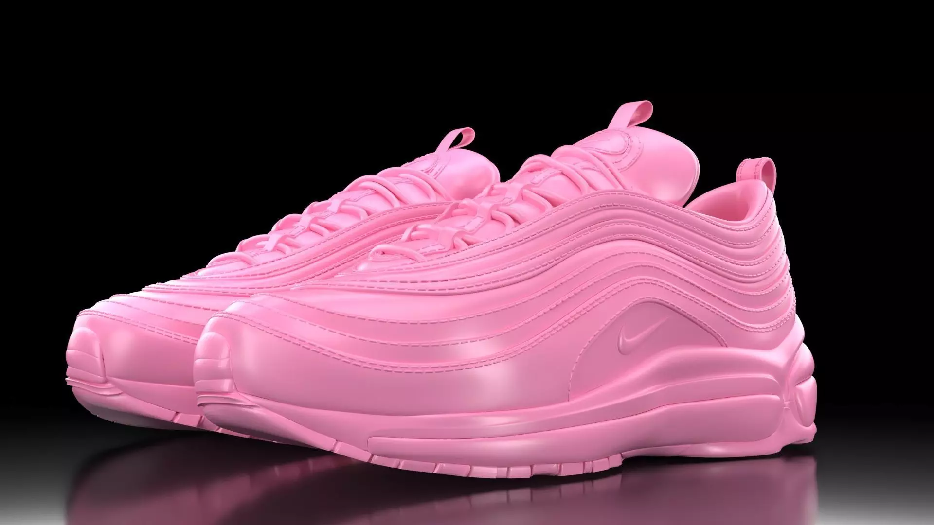 Air Max 97 Nike Flat Bottom Sole 3D print model_0