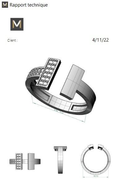 TIFFANY DIAMOND RINGS 3D print model_12