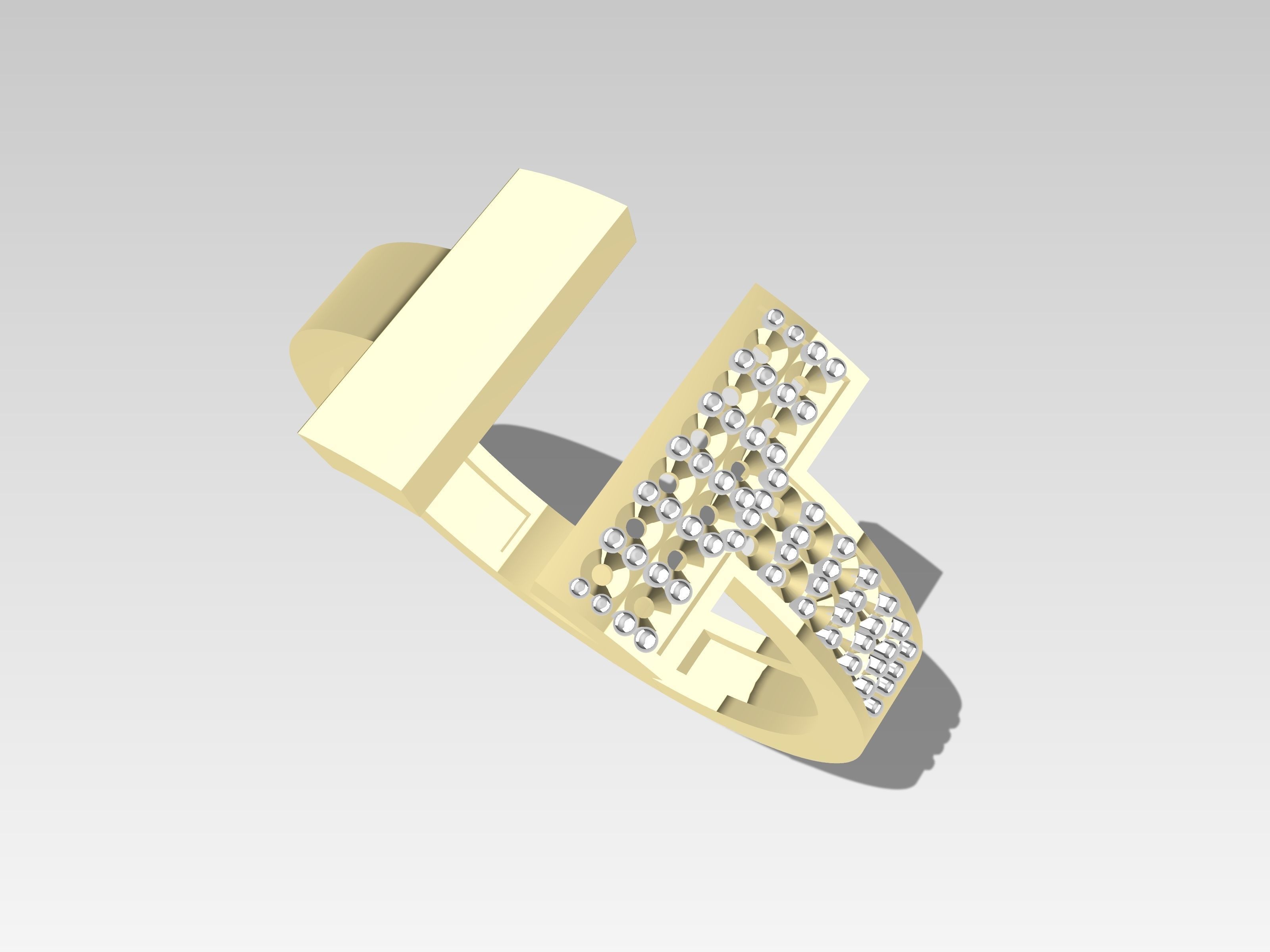 TIFFANY DIAMOND RINGS 3D print model_8