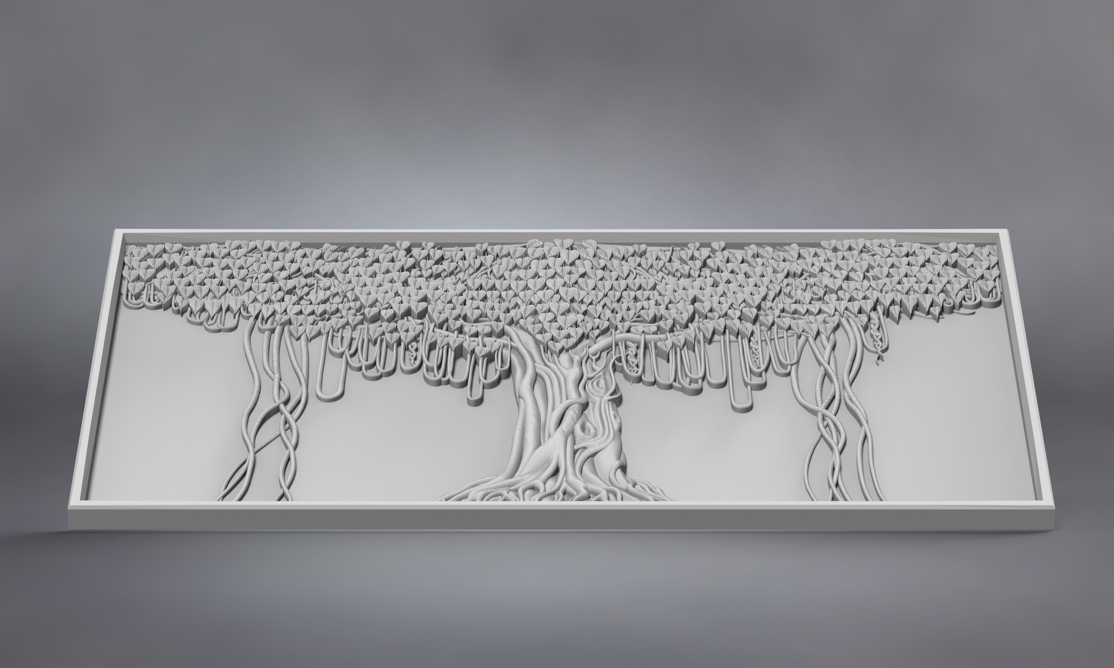 Buddha Botree for decoration 3D print model_5