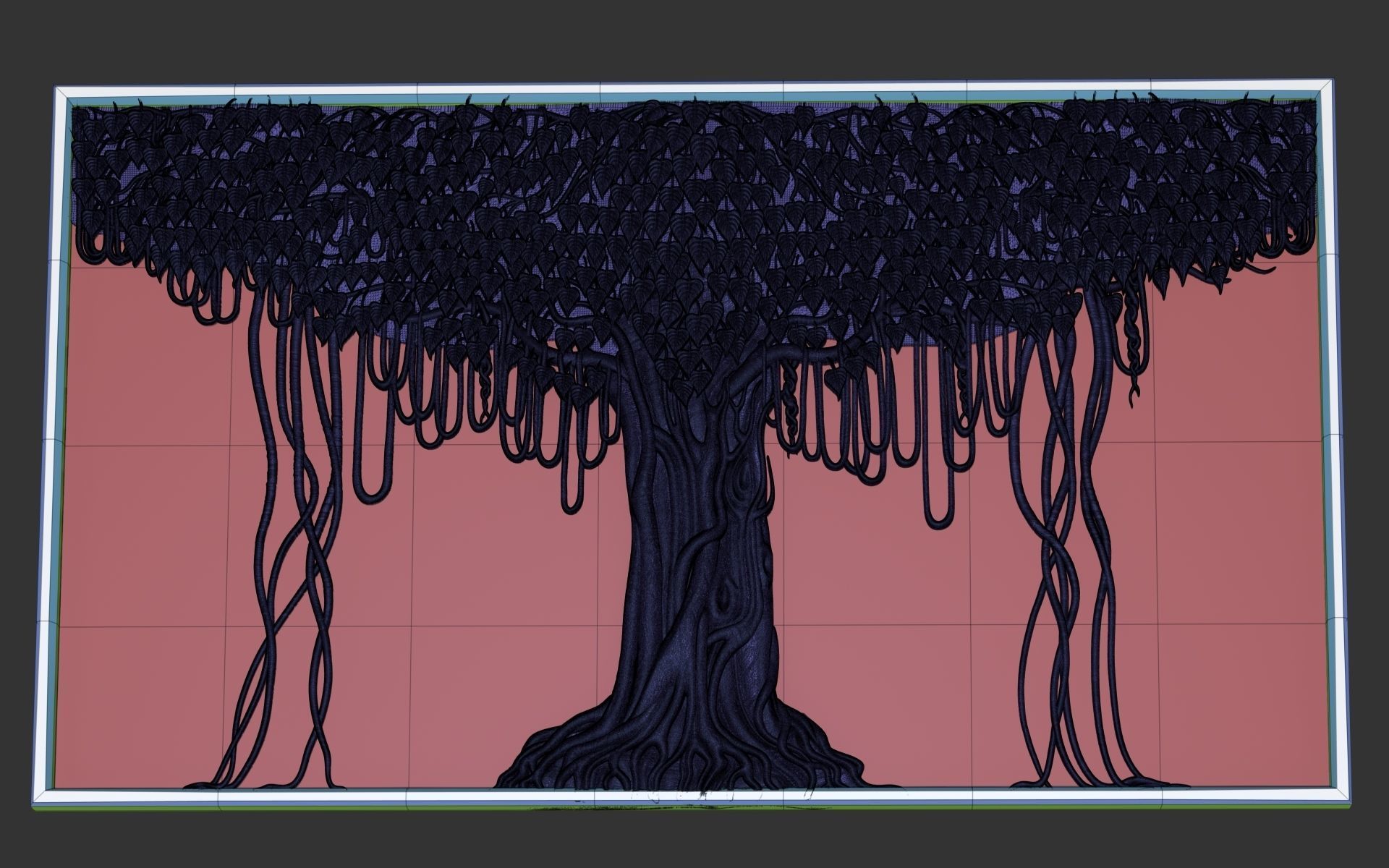 Buddha Botree for decoration 3D print model_3