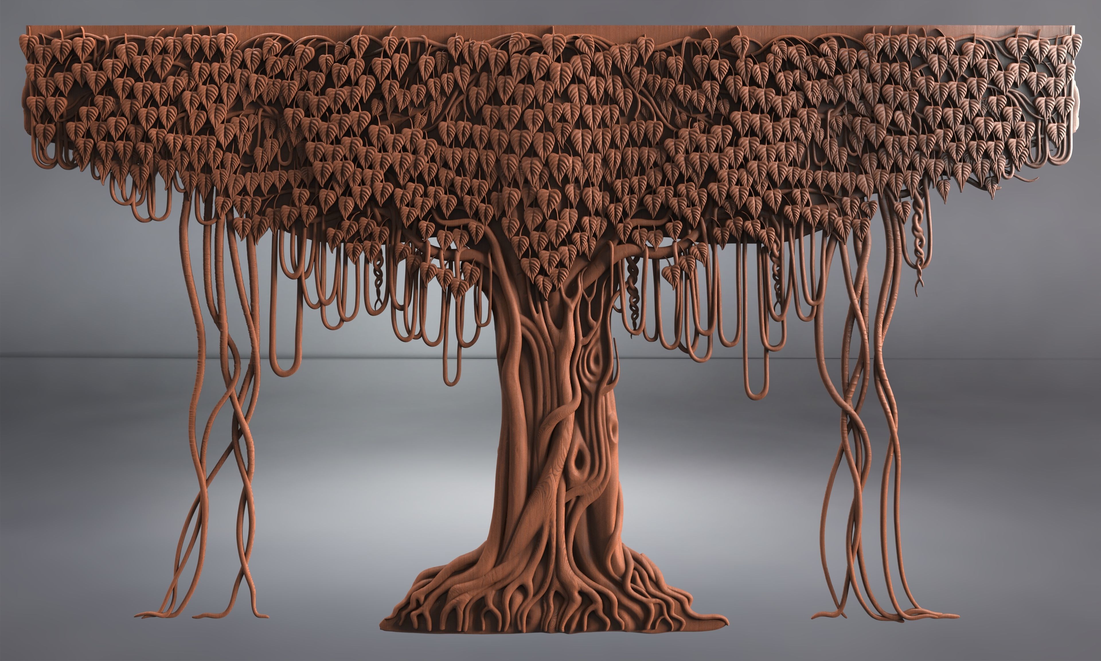 Buddha Botree for decoration 3D print model_1