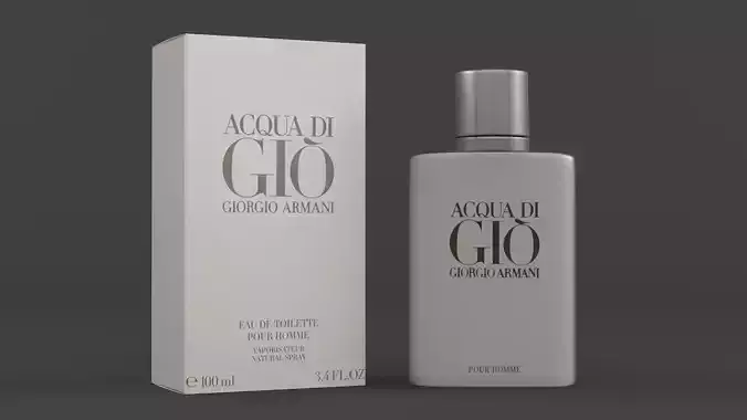 Armani Cologne 3D model