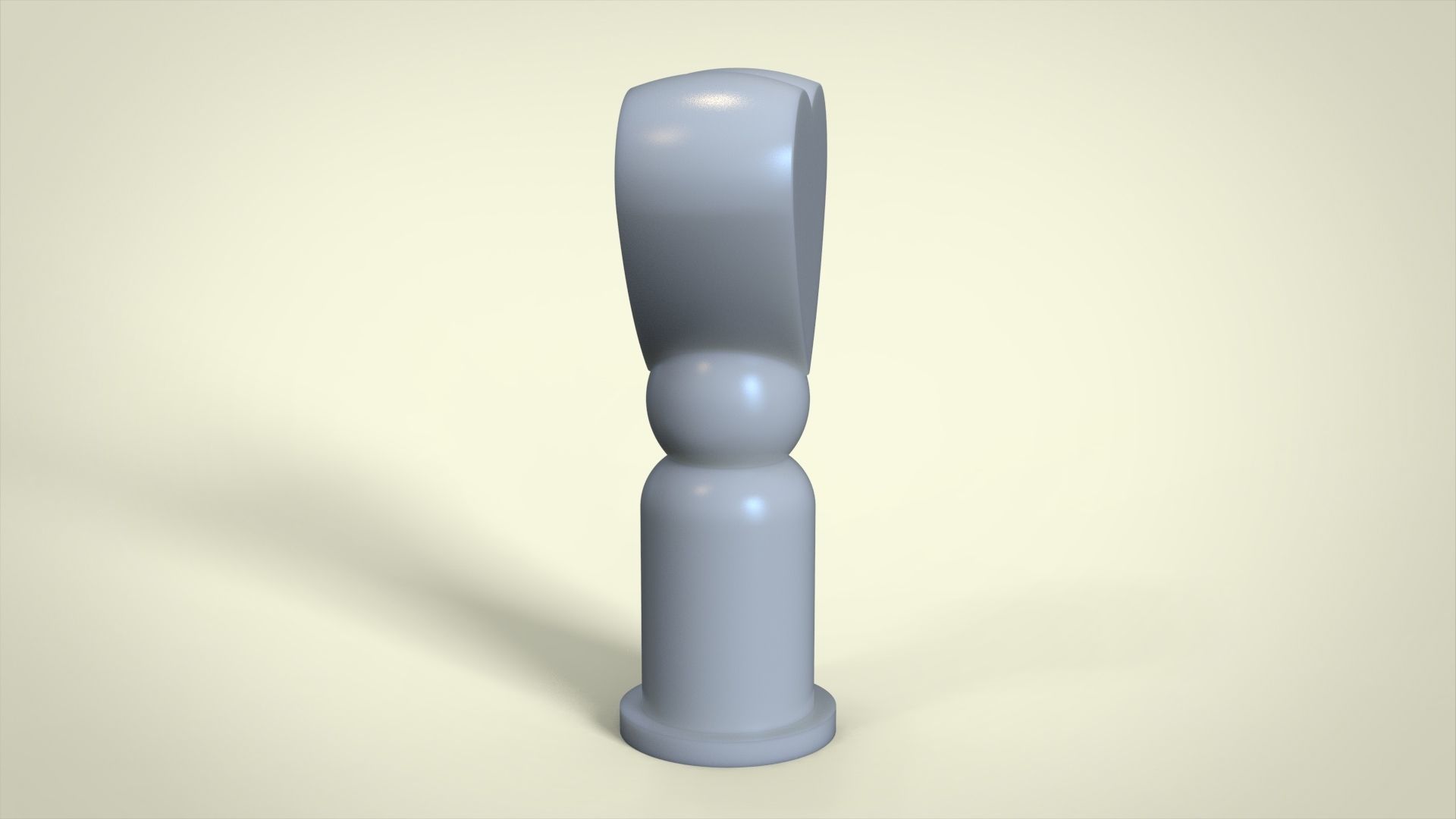 Heart candle for silicone mold 3D print model_3