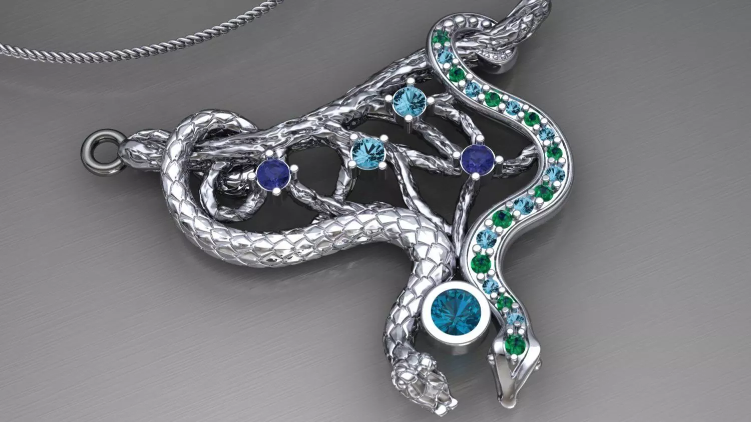 snakes flory 3D print model_0