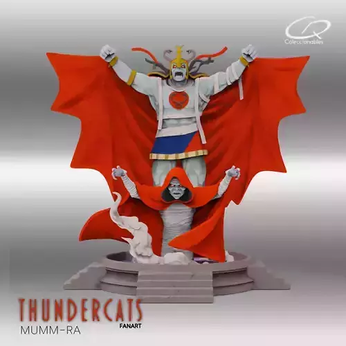 Thundercats Vol1 - Mumm-Ra Diorama 3D print model