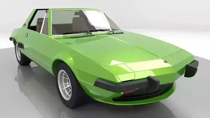 Fiat X1-9 1976 High Poly 3D model