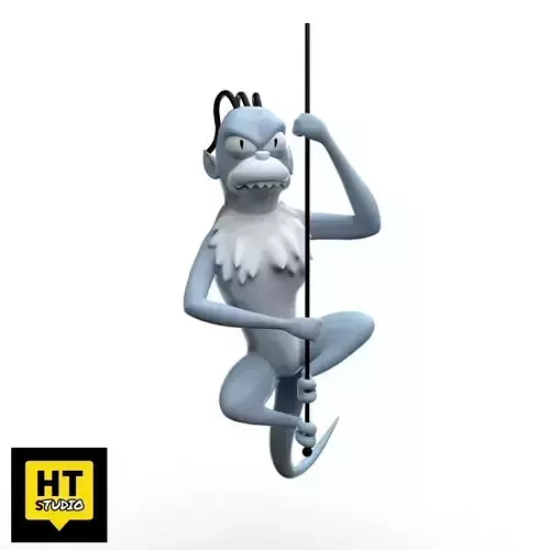 The Simpsons Gremlin Treehouse of Horror 3D print model