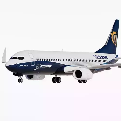 Ryanair Boeing House 737-800 3D model