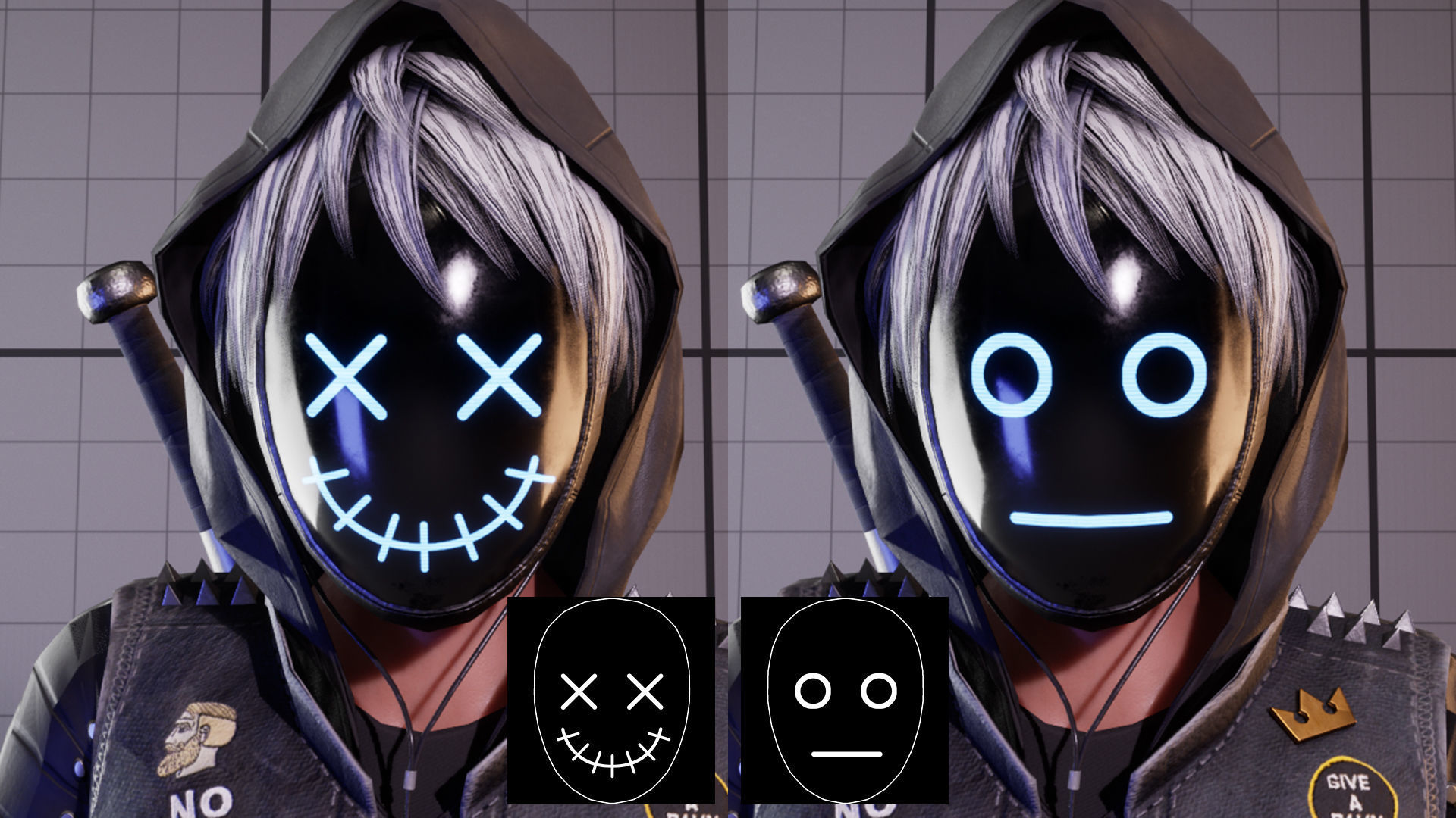 Fantasy Cool Guy With Sword Low-poly 3D model_6