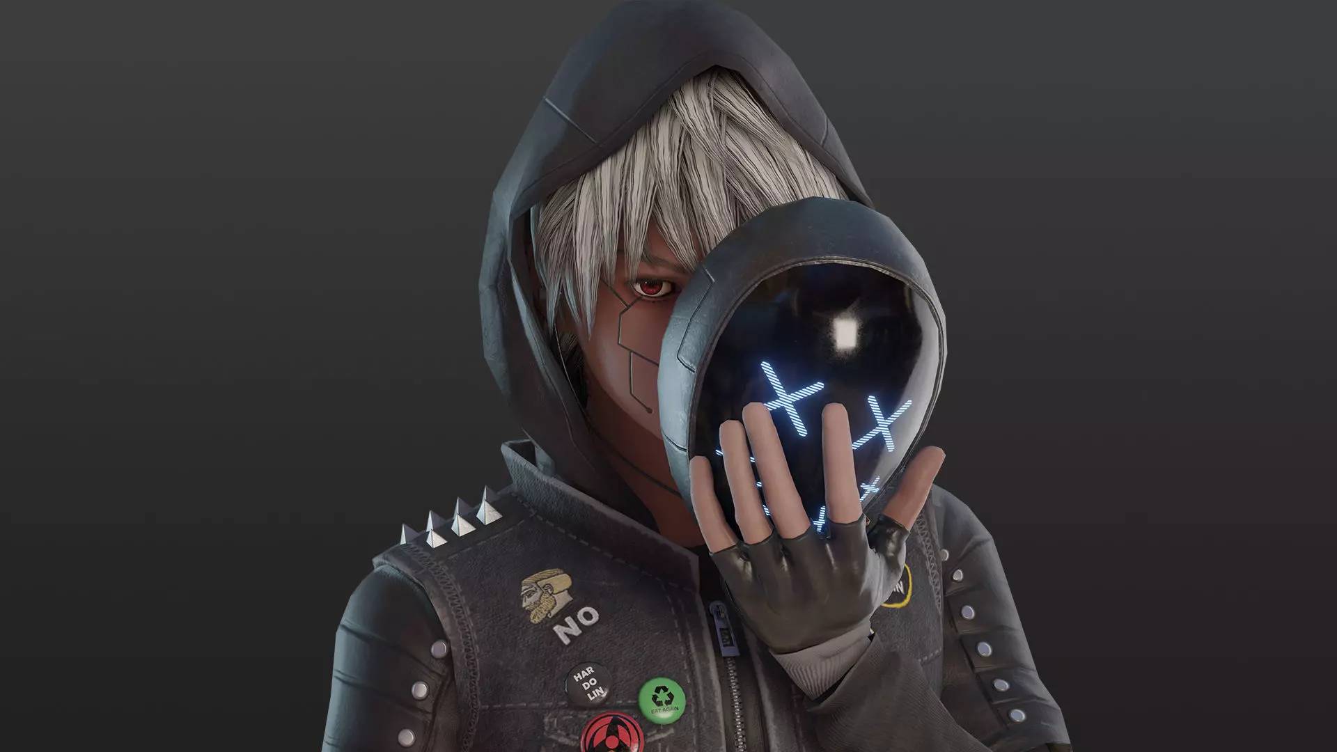 Fantasy Cool Guy With Sword Low-poly 3D model_0