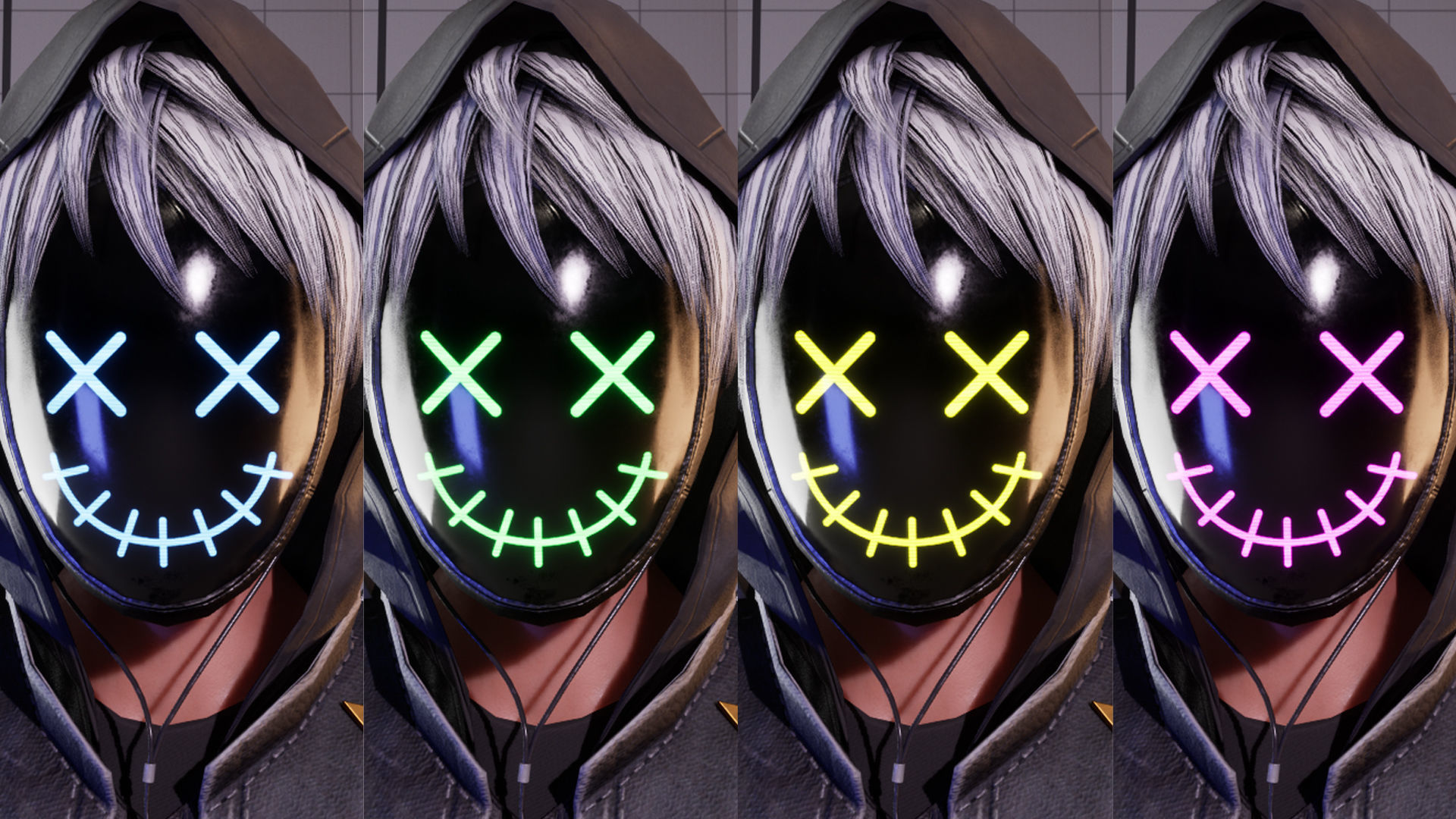 Fantasy Cool Guy With Sword Low-poly 3D model_8