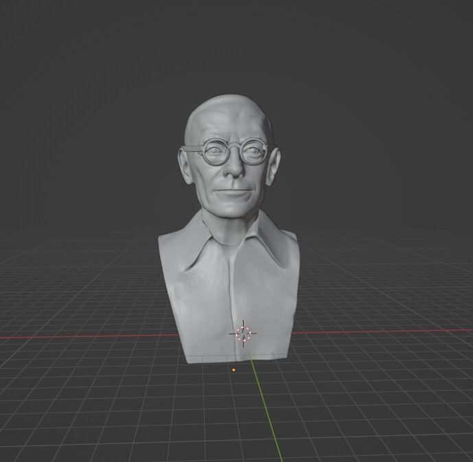 Hermann Hesse 3D print model_3