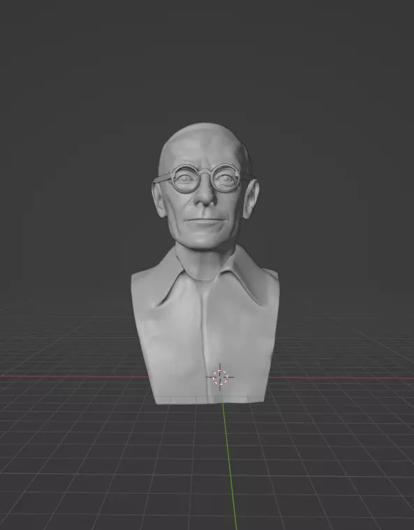 Hermann Hesse 3D print model_0