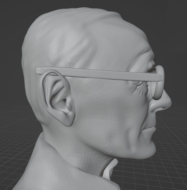 Hermann Hesse 3D print model_6