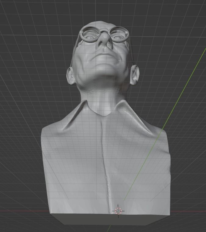 Hermann Hesse 3D print model_2