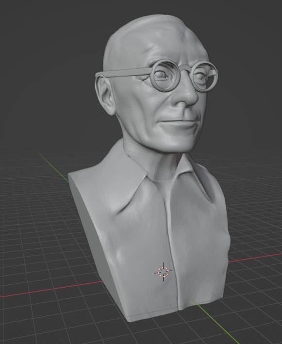Hermann Hesse 3D print model_13