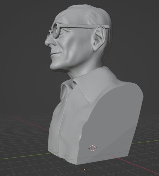 Hermann Hesse 3D print model_18