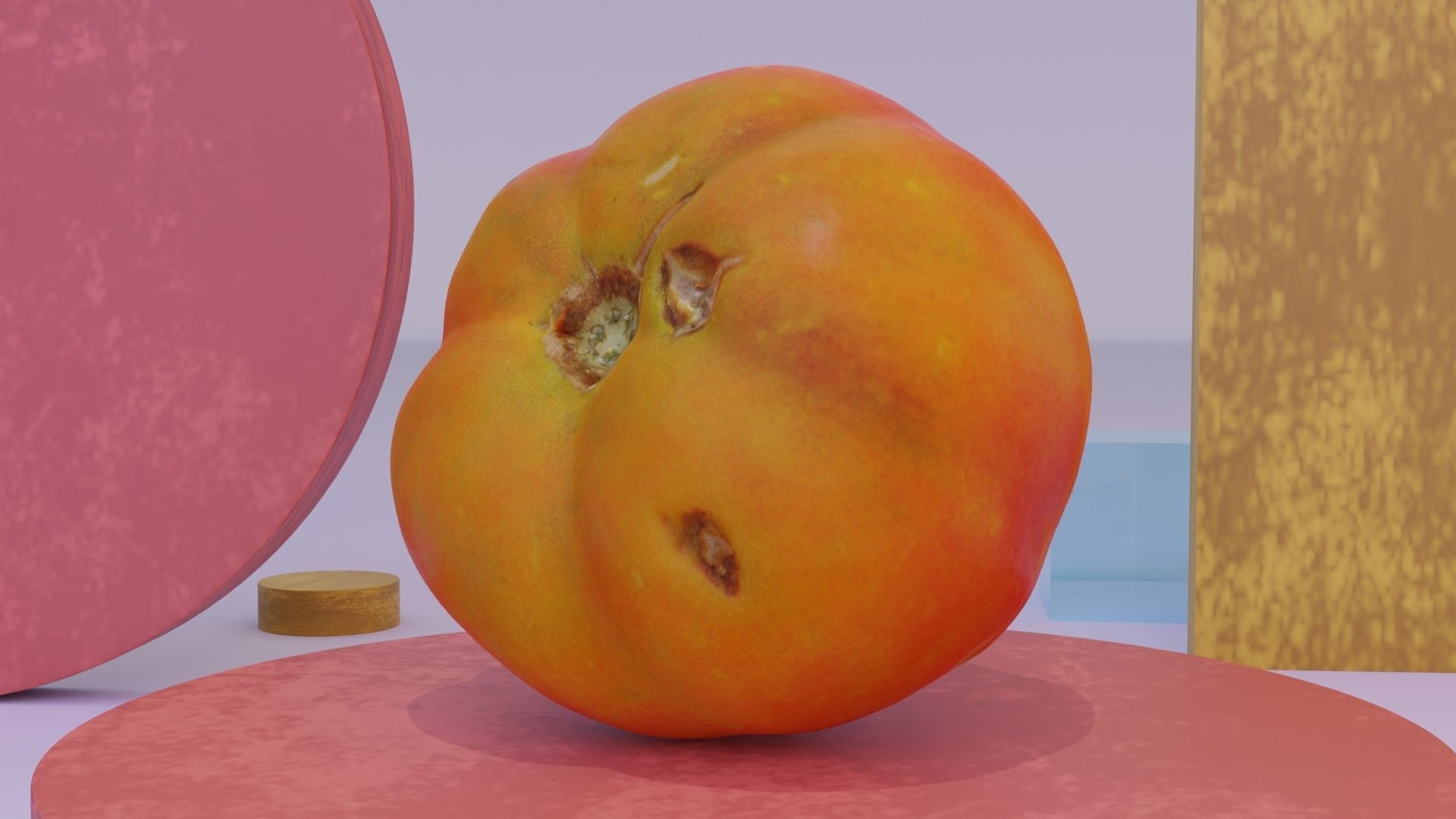 Tomato 07 high-poly 3D model_10