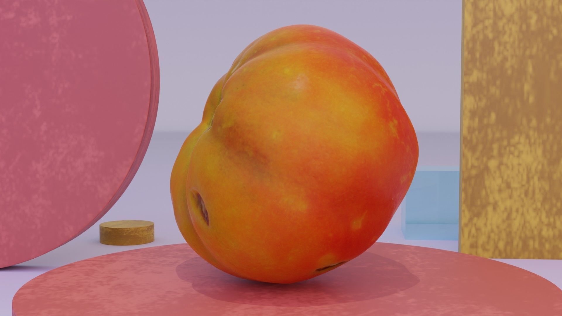 Tomato 07 high-poly 3D model_9