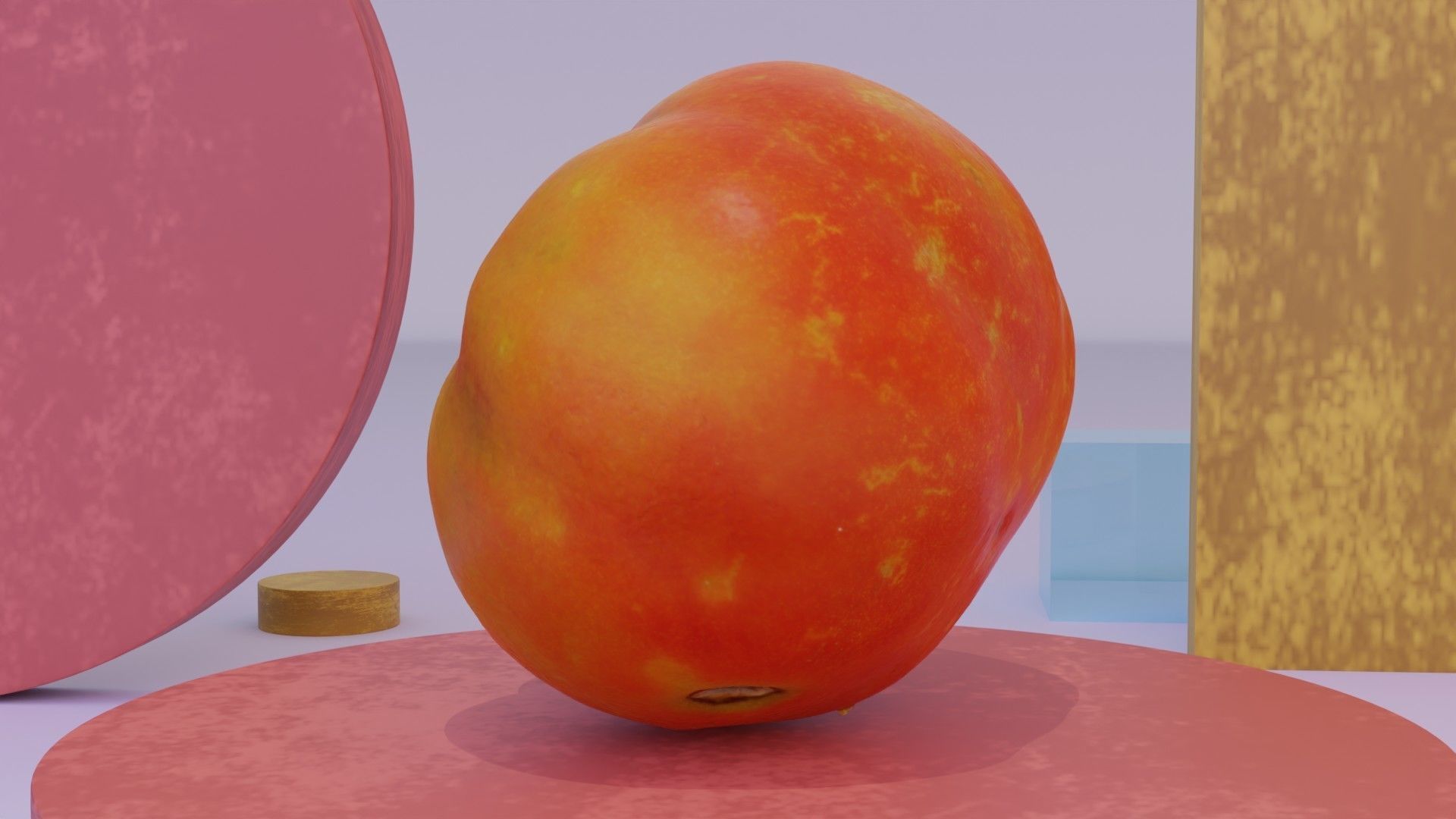Tomato 07 high-poly 3D model_8