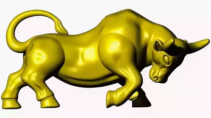 Bull gold transparent
