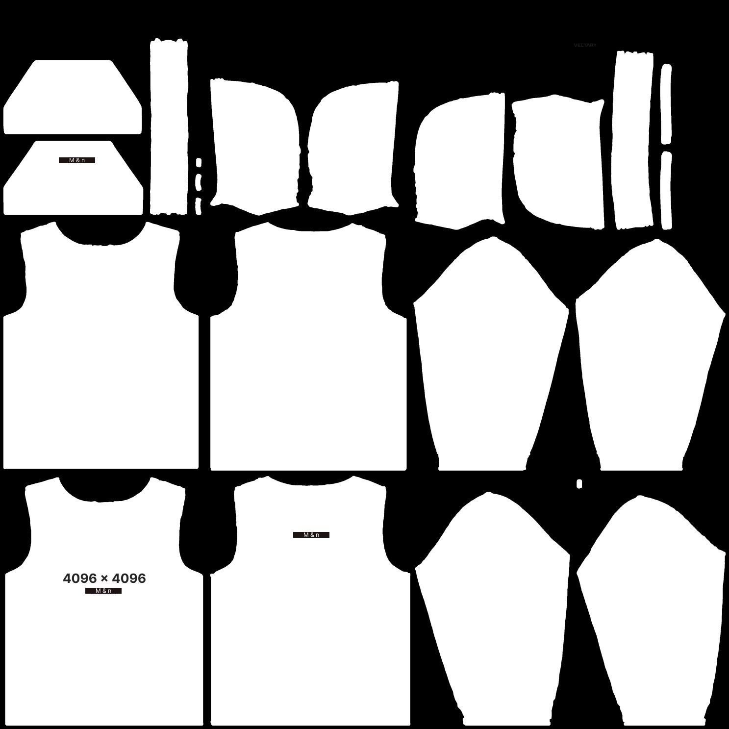 Hoodie-pattern-design hoodie 3D model_4