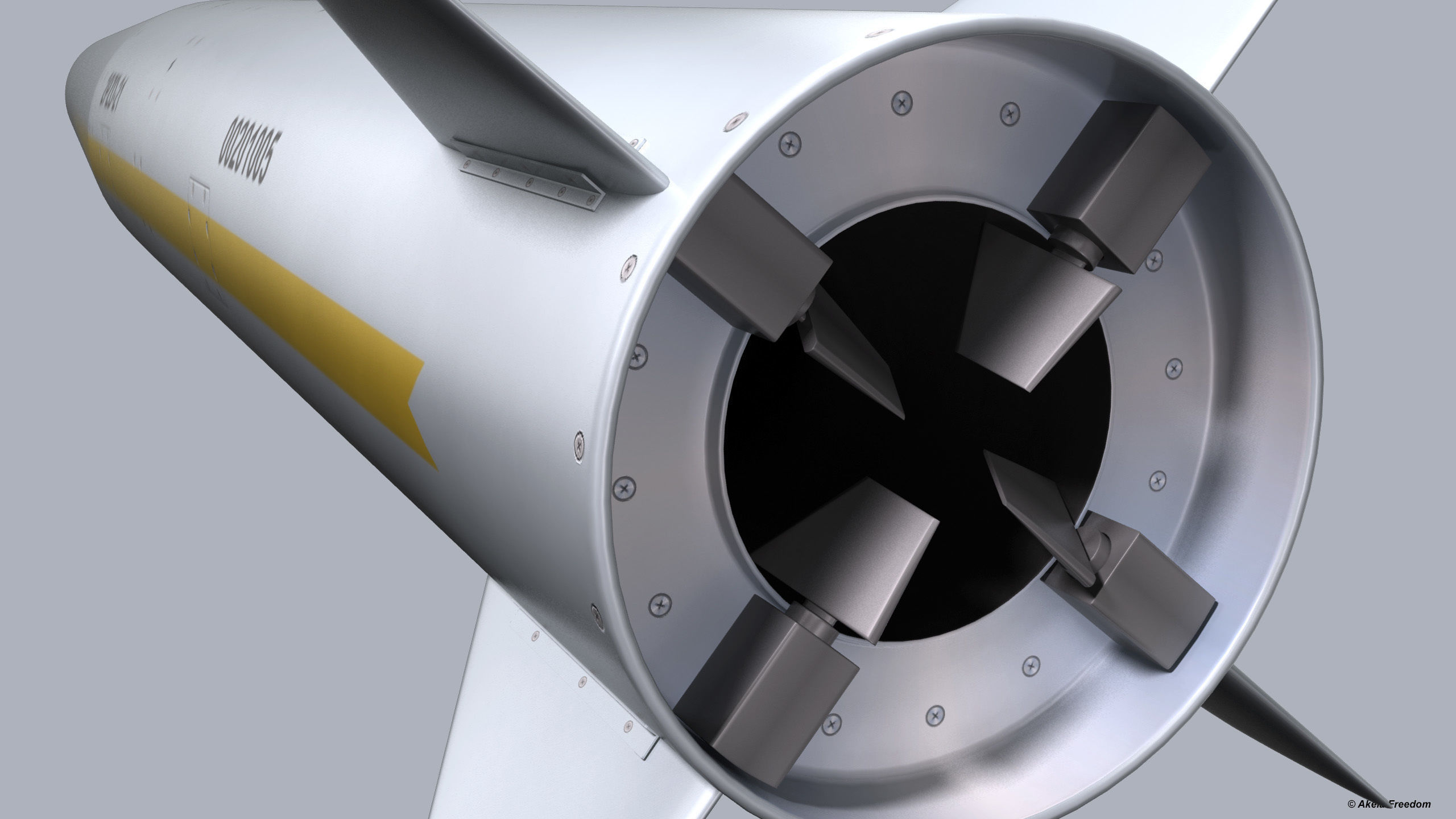 ALBM 2PZD-21 Missile 3D model_7