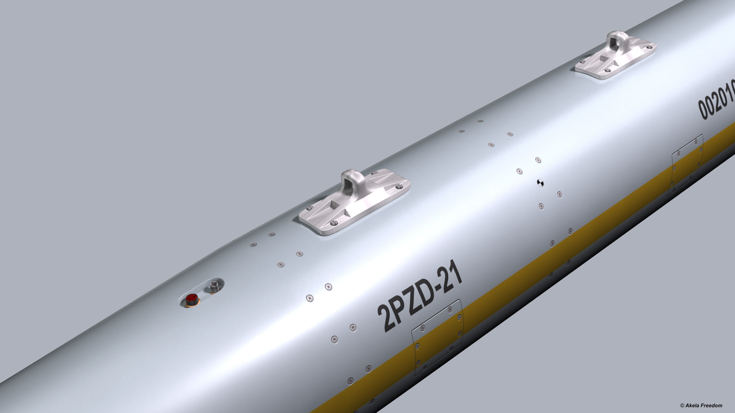 ALBM 2PZD-21 Missile 3D model_6