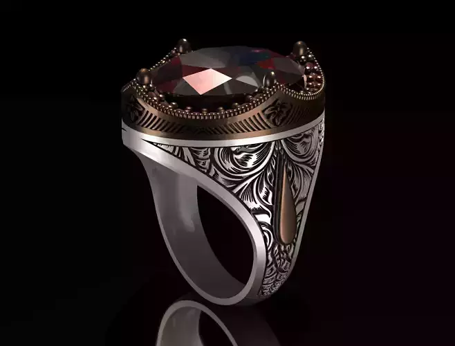 Man Ring 3D print model