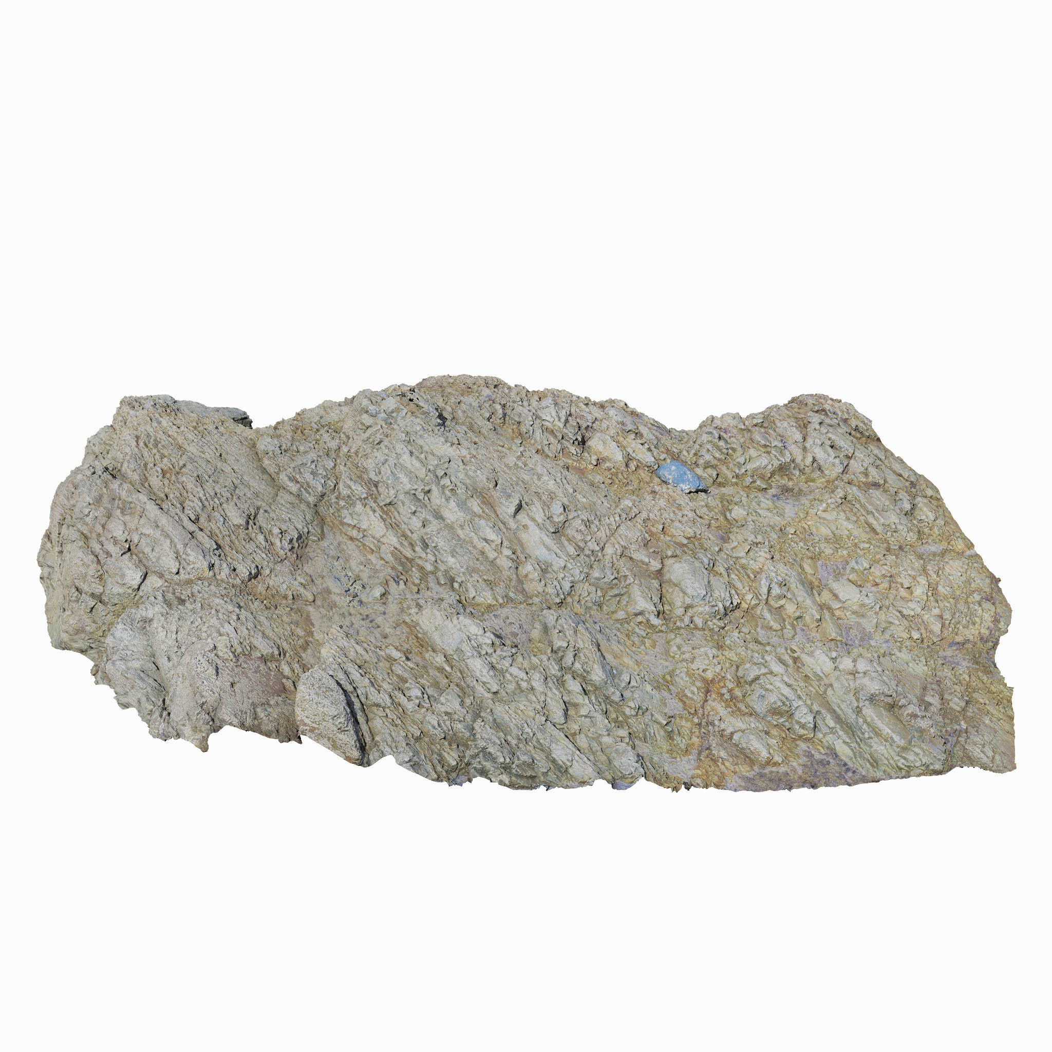 Ground Rocks Shore Coast PBR Scan Free low-poly 3D model_7