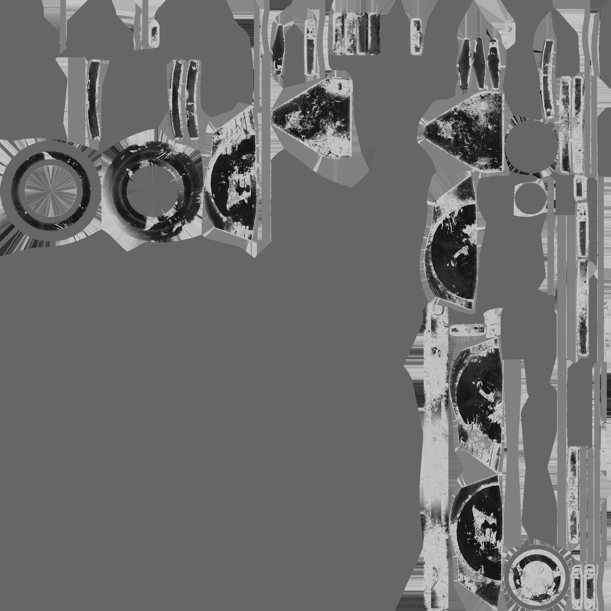 SciFi Shield A08 Yellow - Sci Fi Weapon Design Low-poly 3D model_27