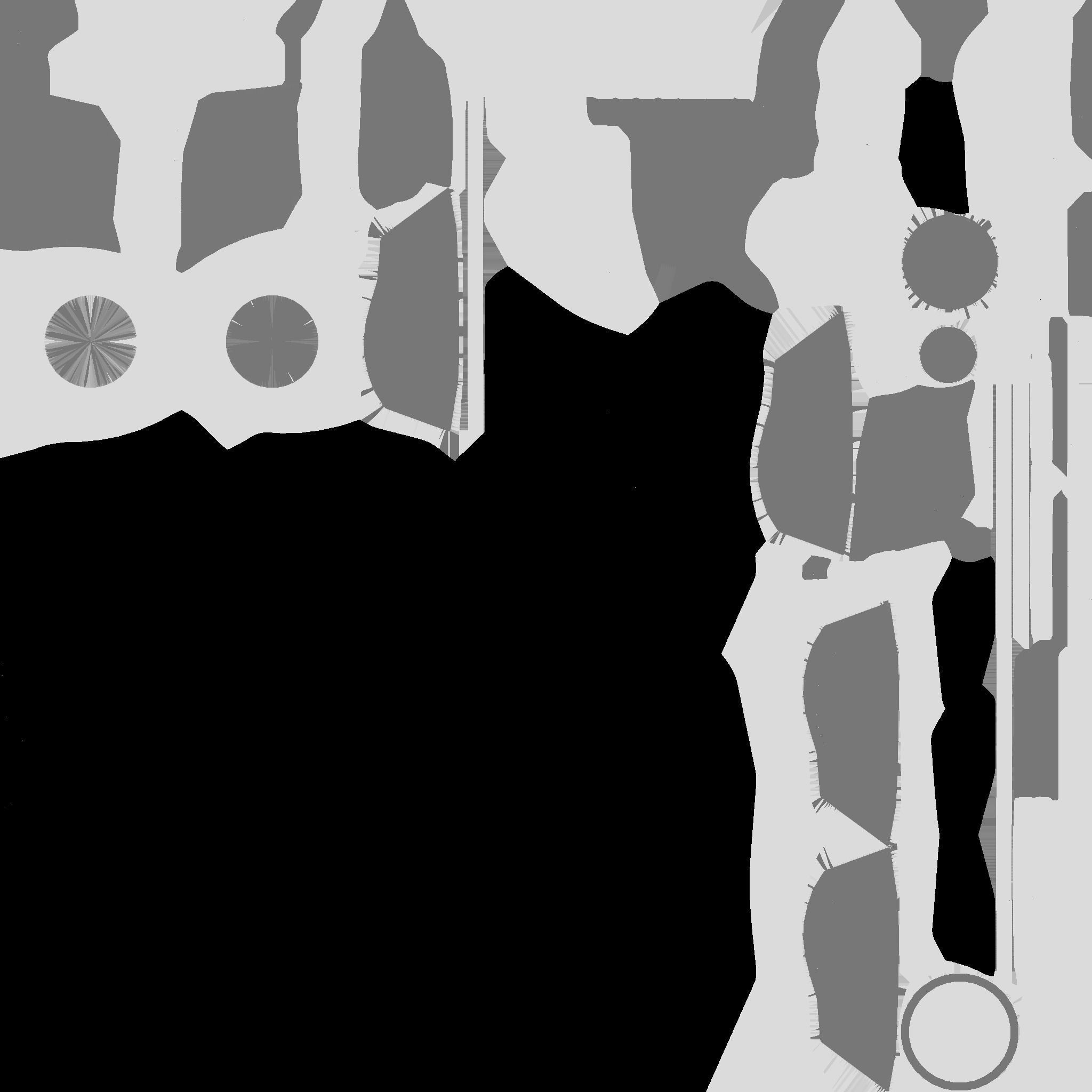 SciFi Shield A09 Black Camo - Sci Fi Weapon Design Low-poly 3D model_24