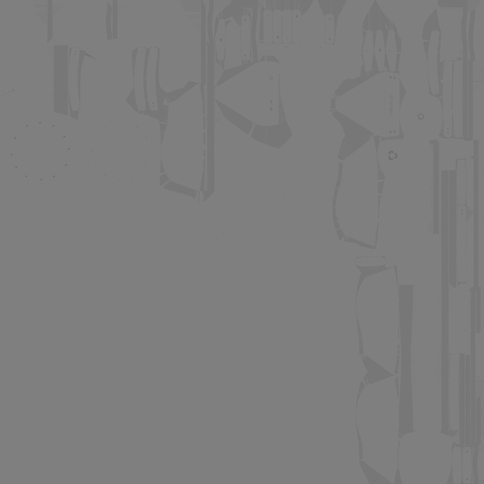 SciFi Shield A09 Black Camo - Sci Fi Weapon Design Low-poly 3D model_23