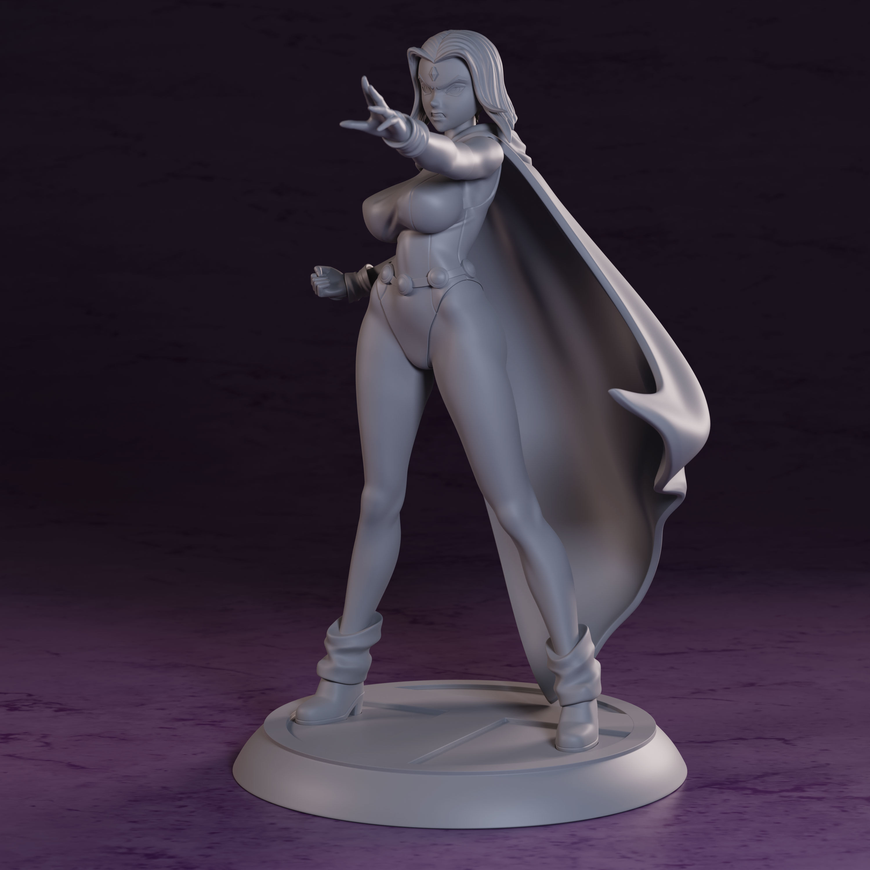 Teen Titans Raven 3D print model_8