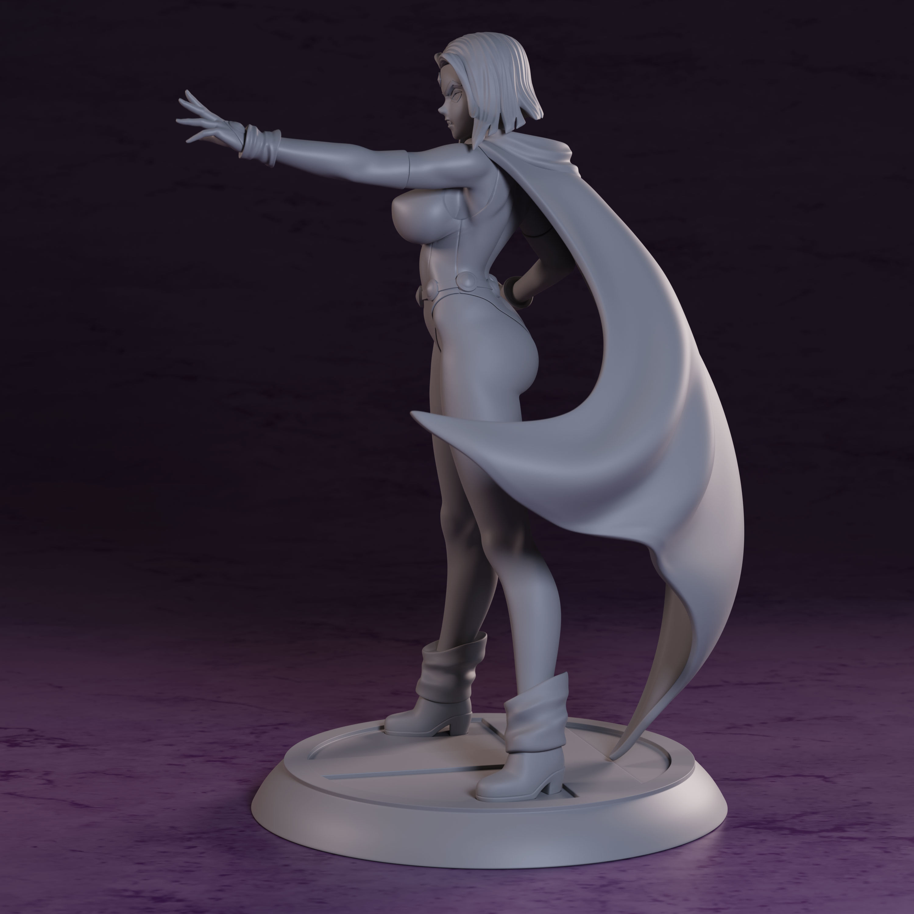 Teen Titans Raven 3D print model_6