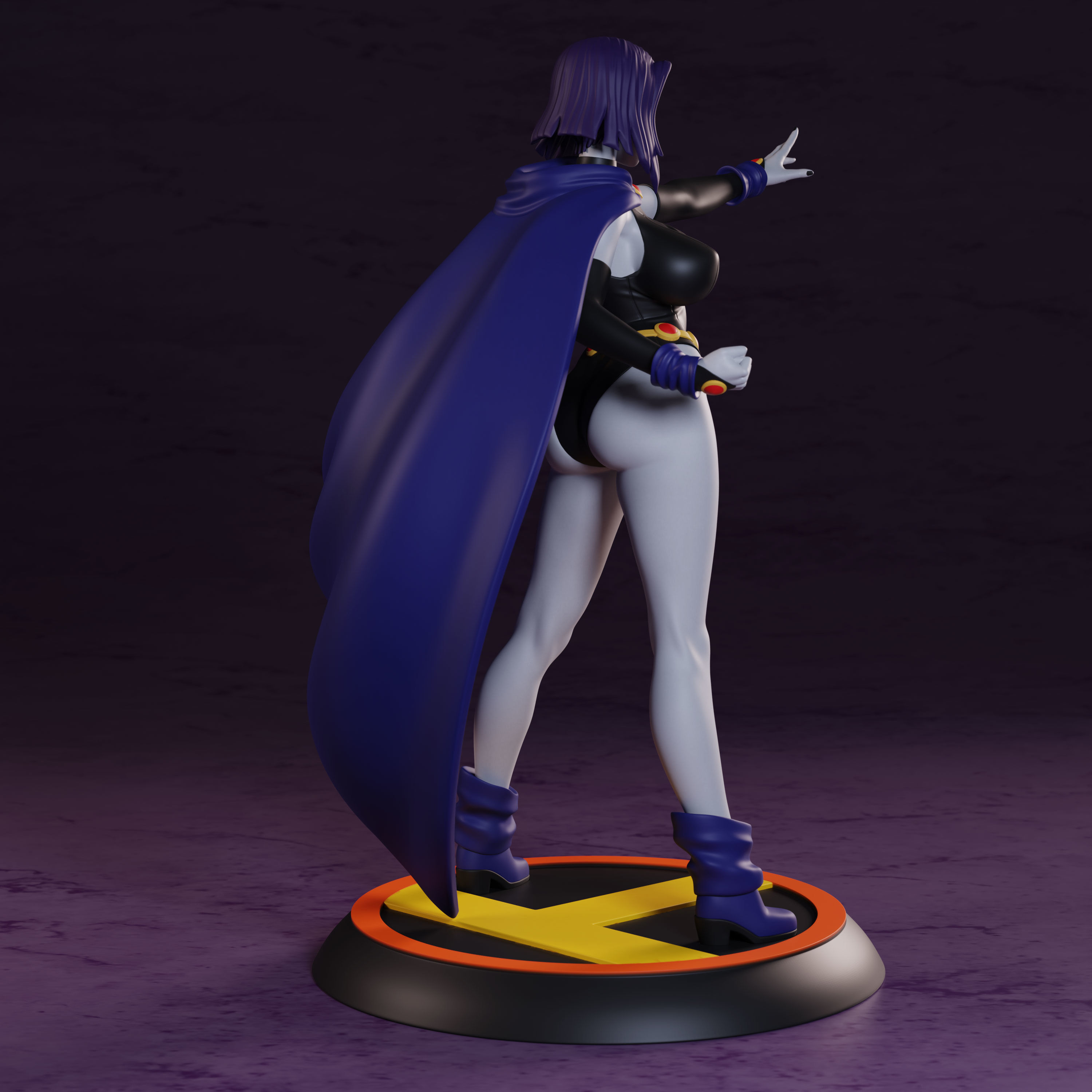 Teen Titans Raven 3D print model_3