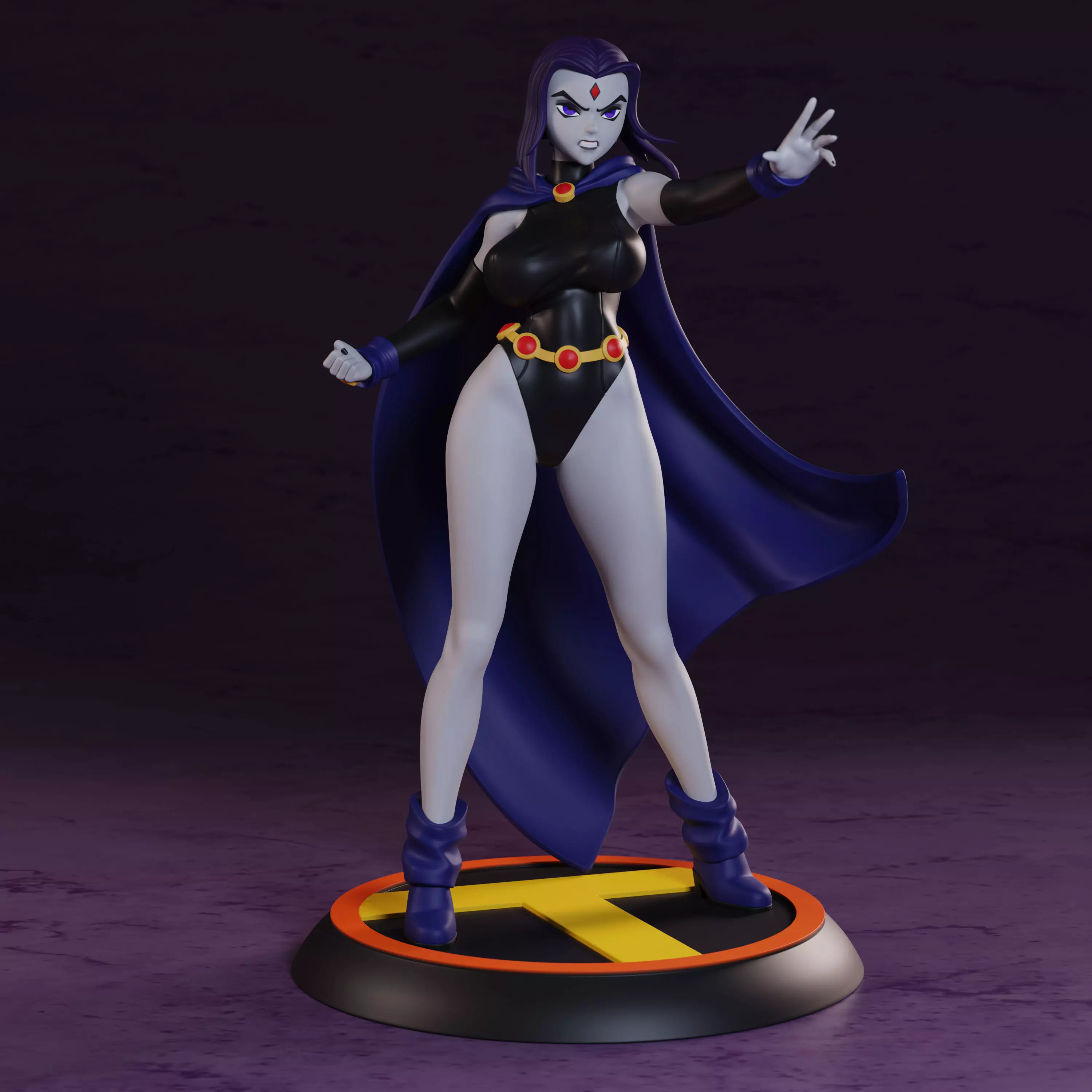 Teen Titans Raven 3D print model_0