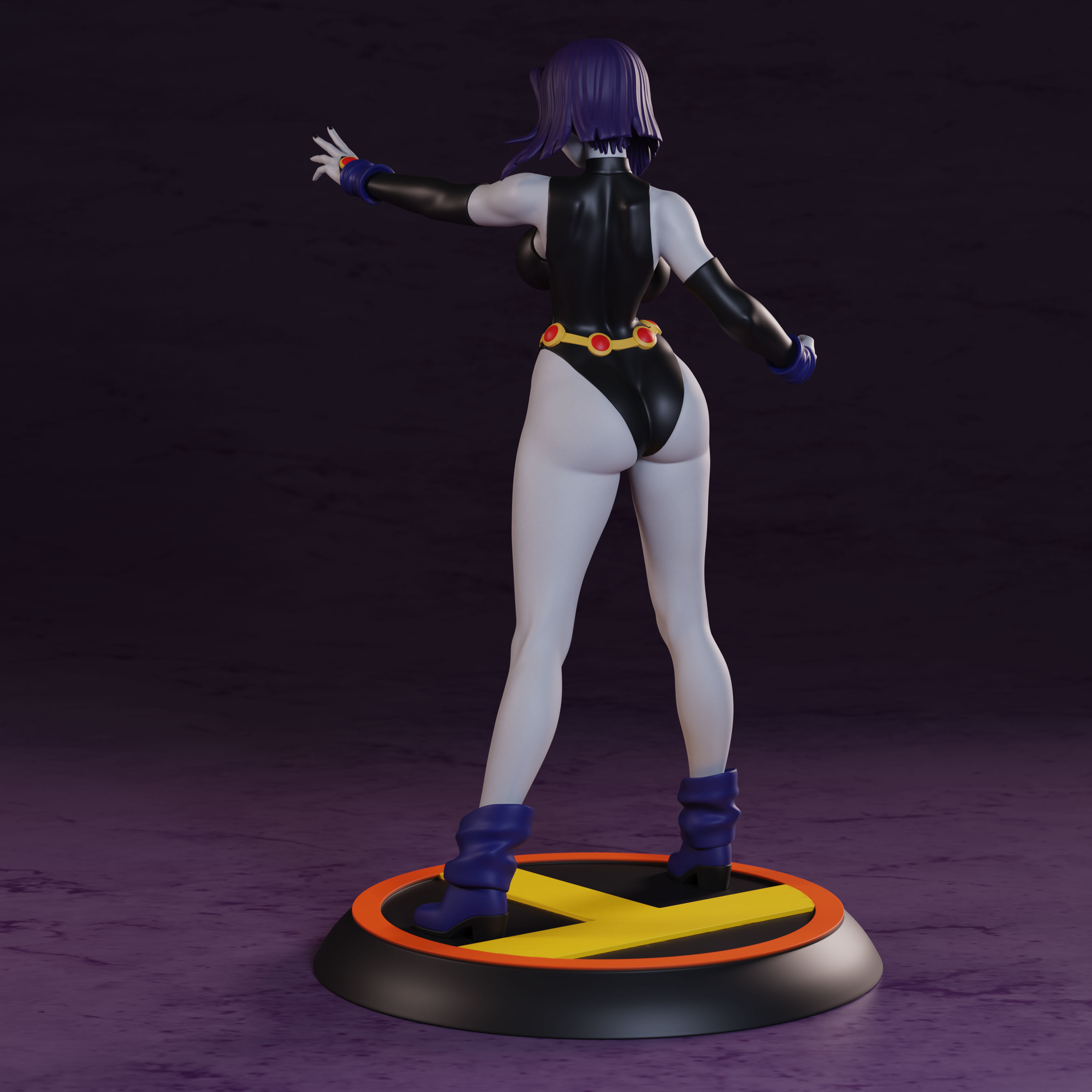 Teen Titans Raven 3D print model_11