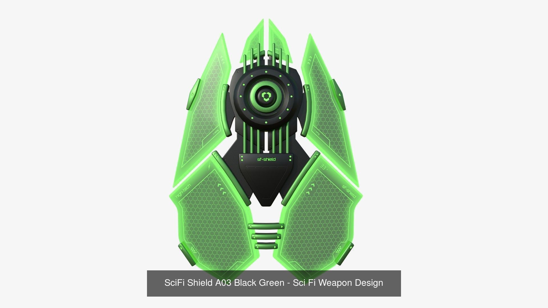 10 SciFi Shields A Collection - Sci Fi Weapon Design _3