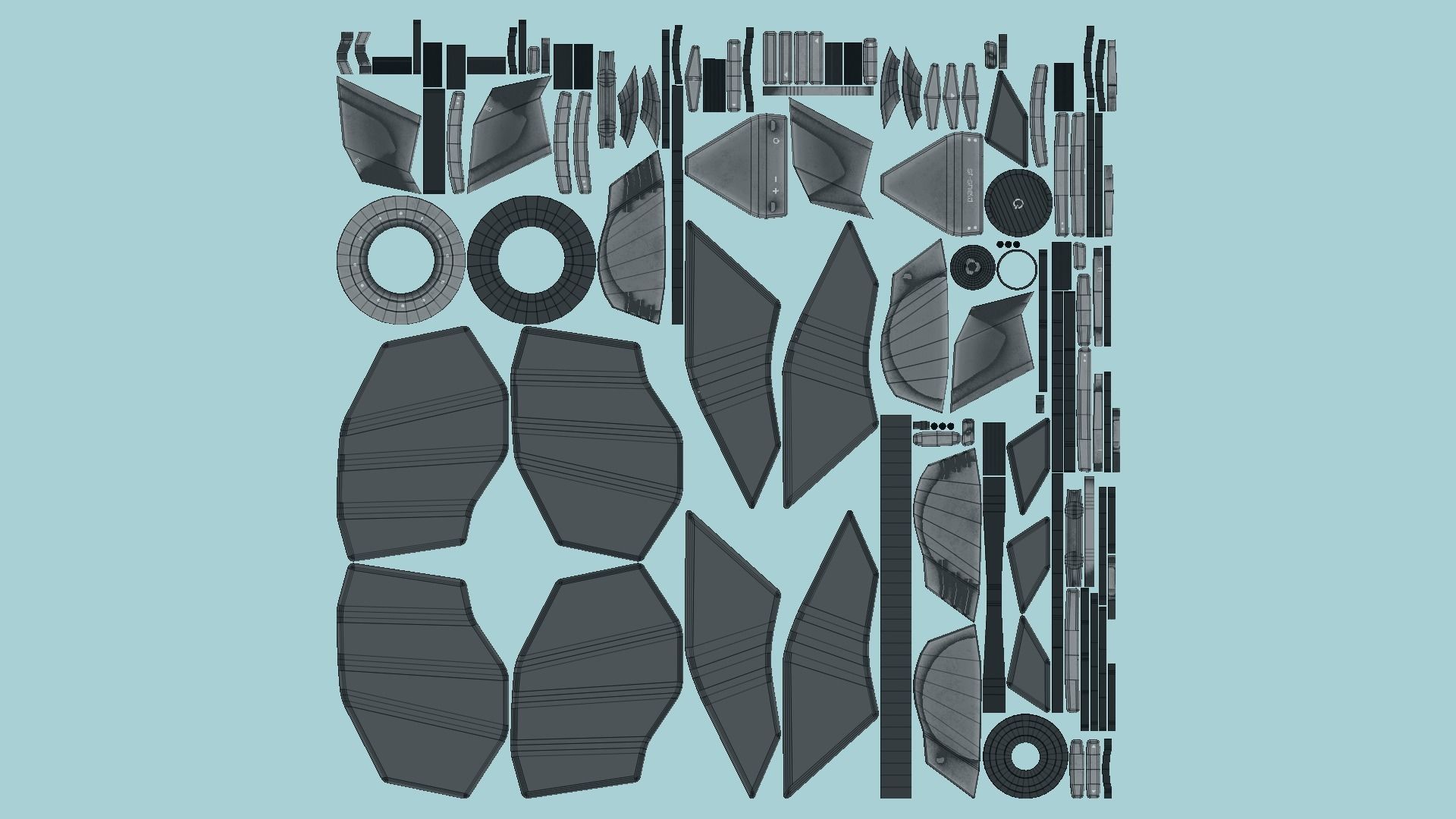 10 SciFi Shields A Collection - Sci Fi Weapon Design _67
