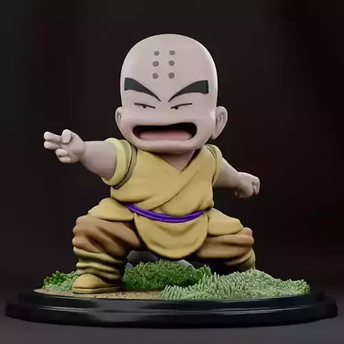 Krillin dragon ball figurine