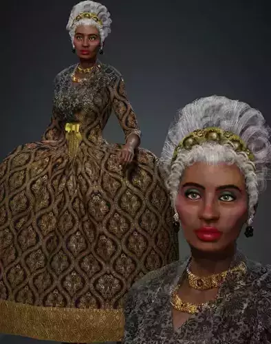 1700 Amandine 3D model