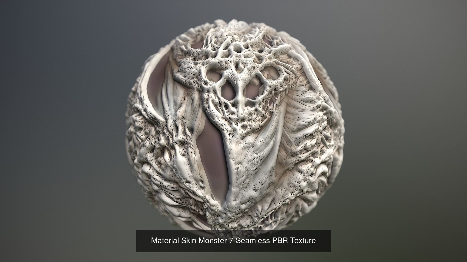 10 Materials Skin Monster Seamless PBR Pack 1 Texture_24