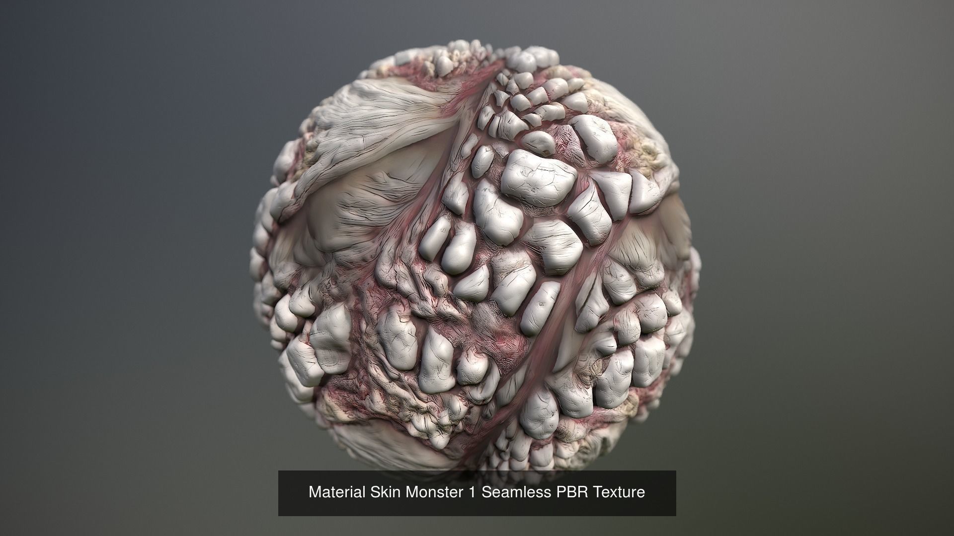 10 Materials Skin Monster Seamless PBR Pack 1 Texture_31