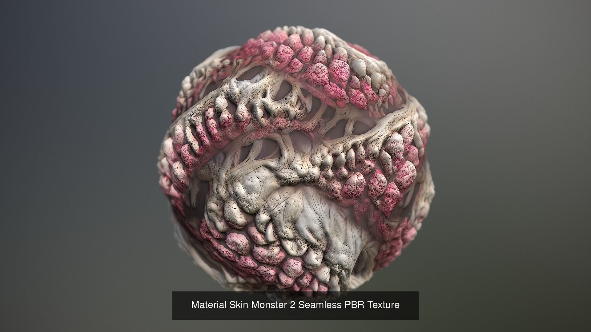 10 Materials Skin Monster Seamless PBR Pack 1 Texture_29