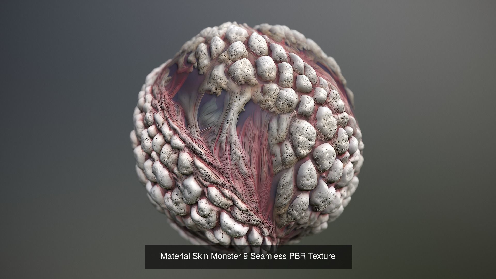 10 Materials Skin Monster Seamless PBR Pack 1 Texture_22