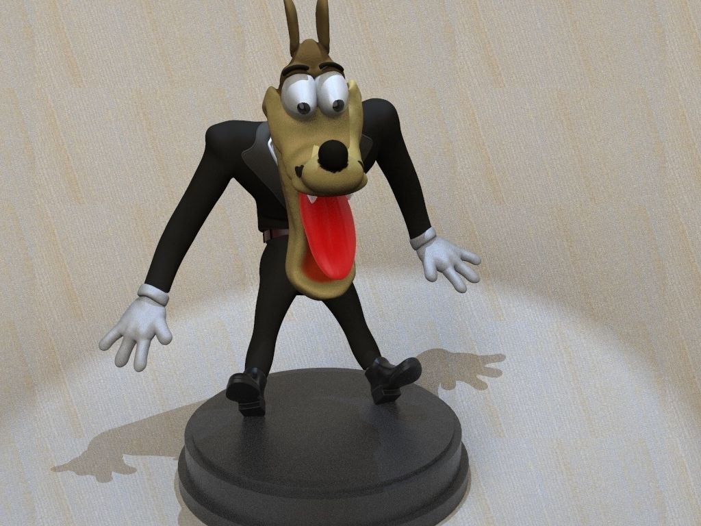 Wolf  Tex Avery 3D print model_3
